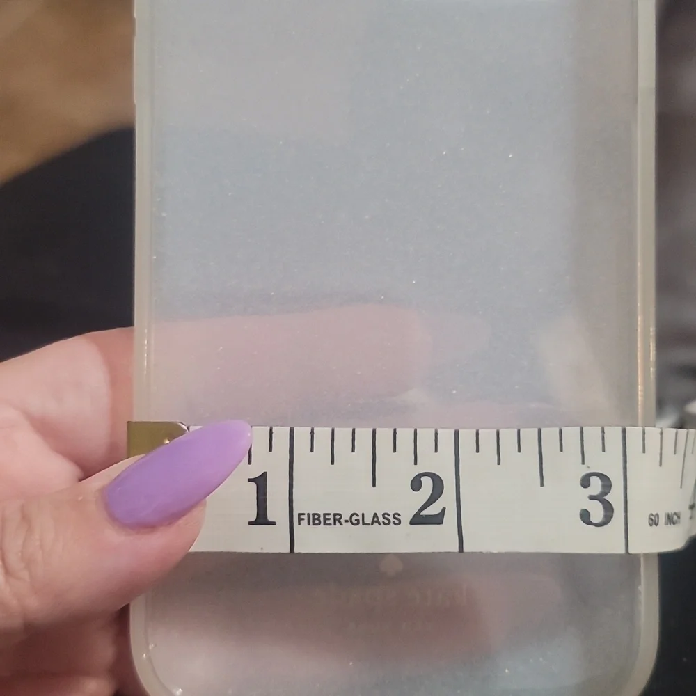 Kate spade white glitter phone case cover